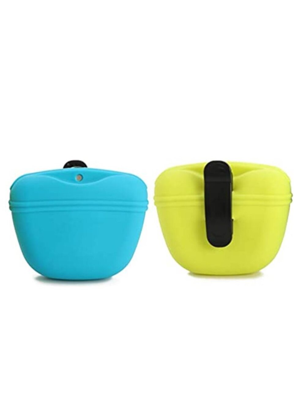 2 Pcs Silicone Dog Treat Pouch-Small Training Bag-Portable Dog Treat Bag